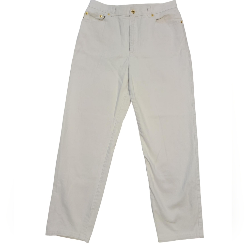 LAUREN JEANS white 5 pocket  jeans 12